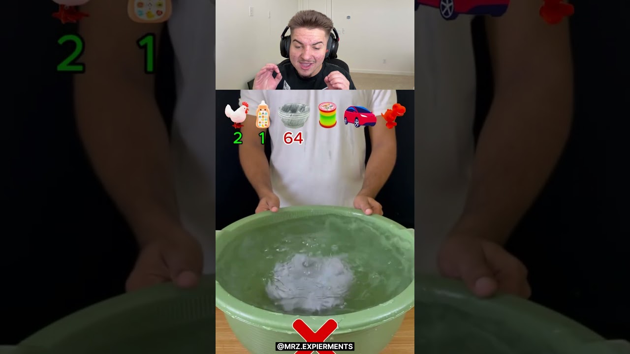 Сколько бумажных полотенец нужно, чтобы они плавали? 😳