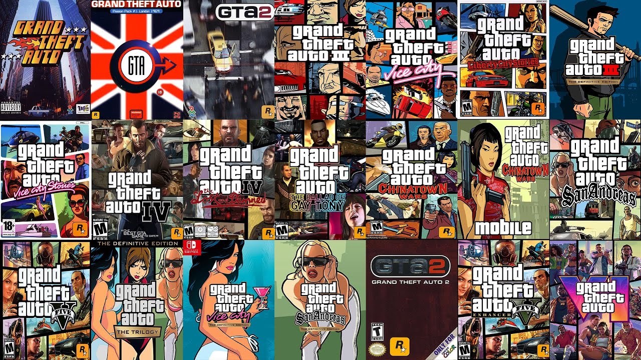 The Evolution Of Grand Theft Auto Games (1997 - 2006) - YouTube