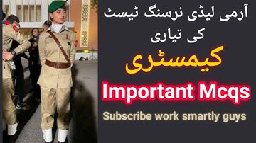 AFNS Chemistry Test Preparation |  Chemistry mcqs for Nursing