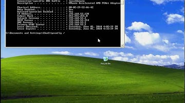 Using the ipconfig command.avi