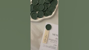 Easy DIY Wedding Menus