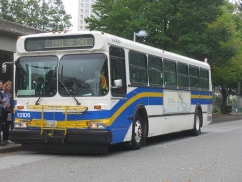 transit museum society 1991 new flyer d40 3106 youtube new flyer d40hf
