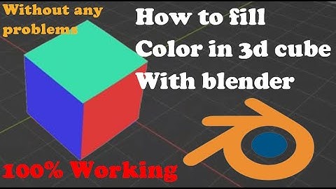 Apply different colors to faces of object blender | How to vertex color certain faces using Blender