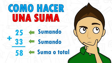 COMO HACER UNA SUMA Super Facil - Sumas para principiantes