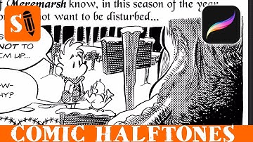 How to create Comic Halftones or Letraset Dots in Procreate