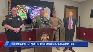 Six charged in multi-jurisdiction drug bust