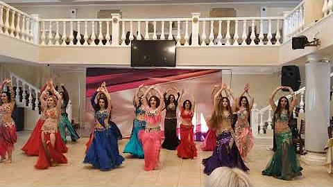 HOT DRUMS BELLYDANCE GROUP / CHOREOGRAPHY BY LILIYA GIMATDINOVA