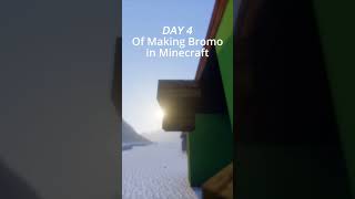 Making Bromo in Minecraft DAY 4 #minecraft  #minecraftgameplay #minecraftbuilding