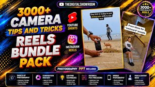 😱 3000+ Camera Tips &amp; Tricks Reels Bundle FREE 📸 | Viral Instagram Reels Pack 2026 🚀
