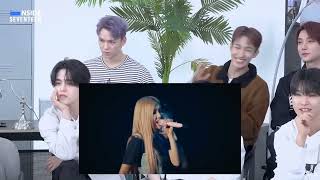 Seventeen Reaction To Blackpink Kick It Performance