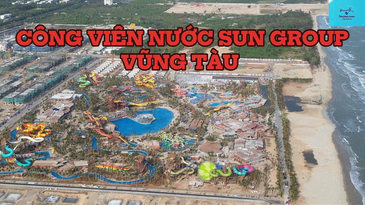 [Chill] Hơn 10 Phút Bay Trên Bầu Trời Vũng Tàu | Hoàng Hôn Bãi Sau & Sun Group Water Park