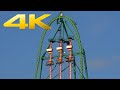 4K | Zumanjaro (world&#39;s tallest freefall tower) off ride at Six Flags Great Adventure