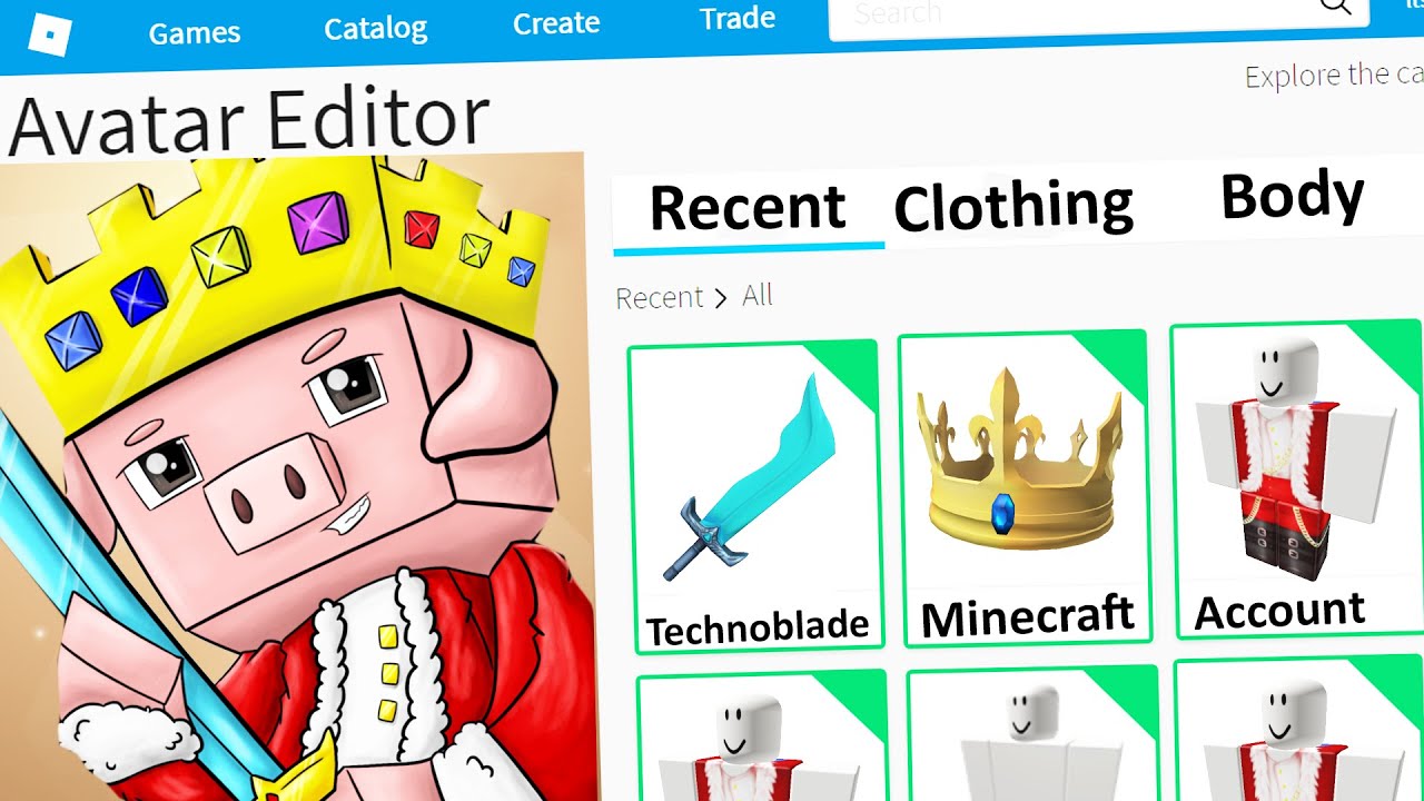 hey Guys i made Techno blade Merch in roblox For Our roblox who loves