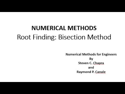 Root Finding: Bisection Method | Numerical Methods - YouTube