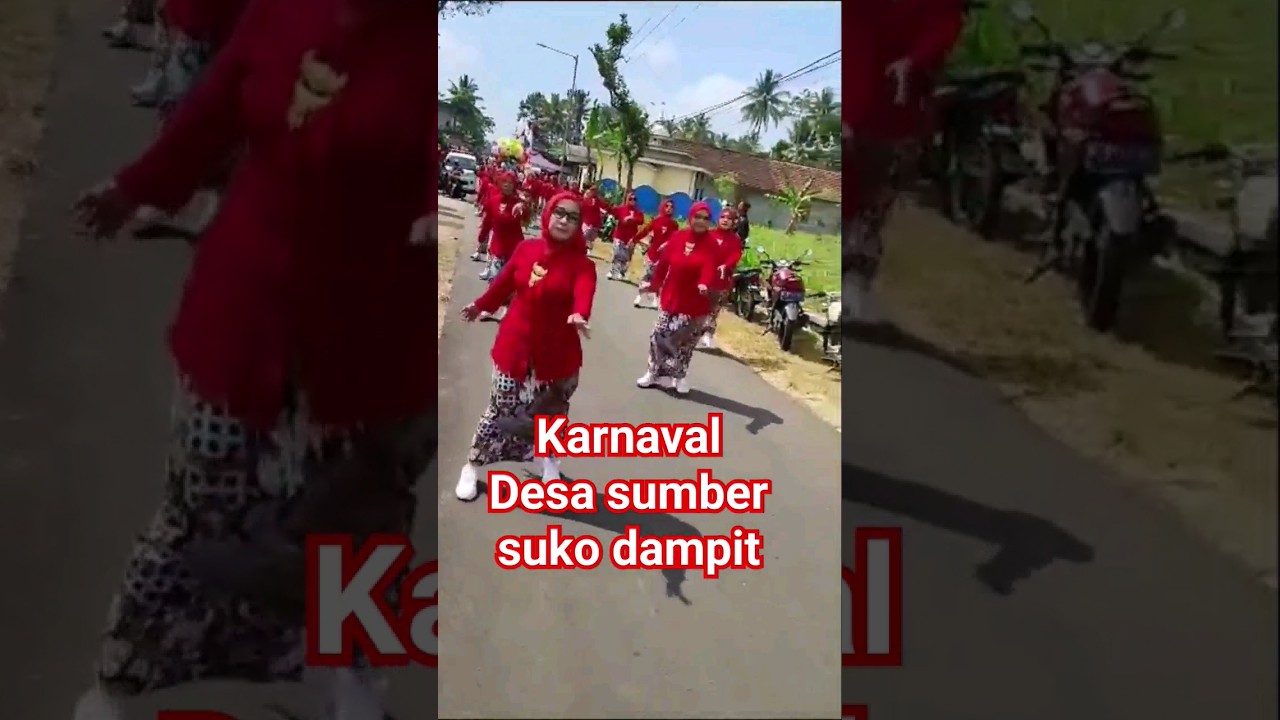 karnaval 17 san dan bersih desa sumber suko dampit