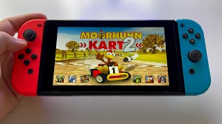 Moorhuhn Kart 2 | Nintendo Switch V2 handheld gameplay
