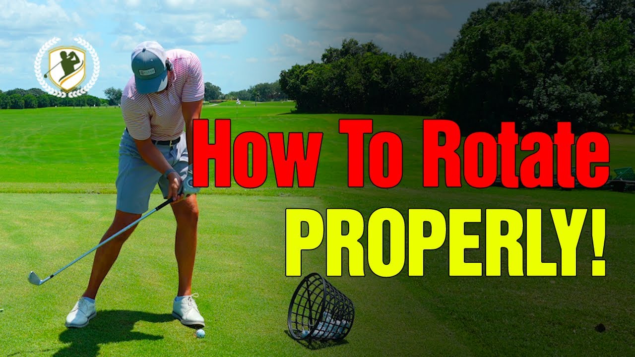How To Rotate PROPERLY in the Golf Swing - YouTube