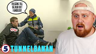 FULL 17-åring är AGGRESIV mot ordningsvakten!  | Reagerar På Tunnelbanan #51