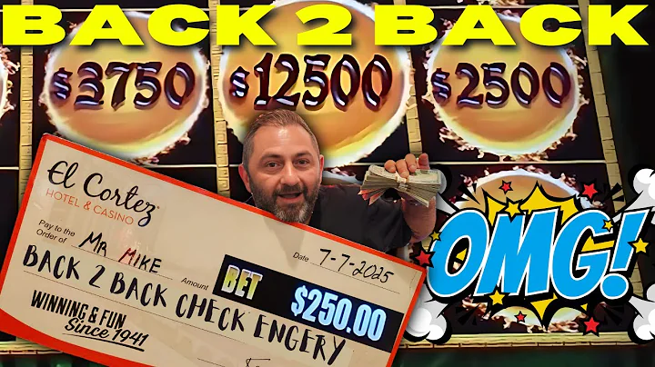 💥 LITERALLY BACK TO BACK Jackpots on $250 Spins – BIGGEST Check Ever!