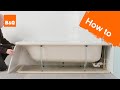 How to install a standard acrylic bath