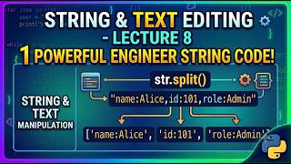4 Python String Techniques Used by Software Engineers Daily (Lecture 8)