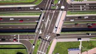 Infraworks model visualized in Twinmotion