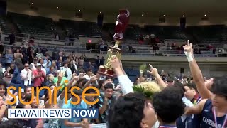 Sunrise Sports: Kamehameha dethrones Punahou, Junior Bows claim first state crown
