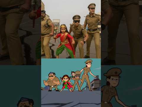 Little Singham Cartoon All Characters In Real Life Phonkmusic Edm Audio Viralvideo Cartoon