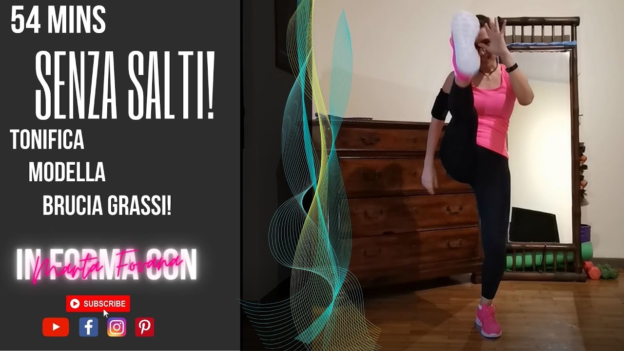 50:25 - Ginnastica a corpo libero x Tonificare e Modellare i muscoli di tutto il corpo! Senza Salti