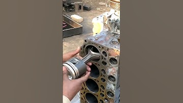 Engine Pistons Fitting mechanic #skills #engine #how #workshop #automobile #shorts #viralvideo