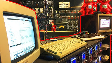 Syncing A COMMODORE 64 To a Bunch of ANALOG Synths With An ATARI 1040ST