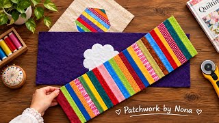 Scrap Fabric Ideas ✨ Easy & Colorful Patchwork Quilt