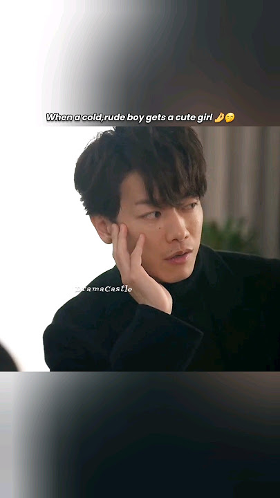 When a rude cold boy gets a clumsy cute girl 🤌🙈 #jdrama #japanese #lovelastsforever #shorts