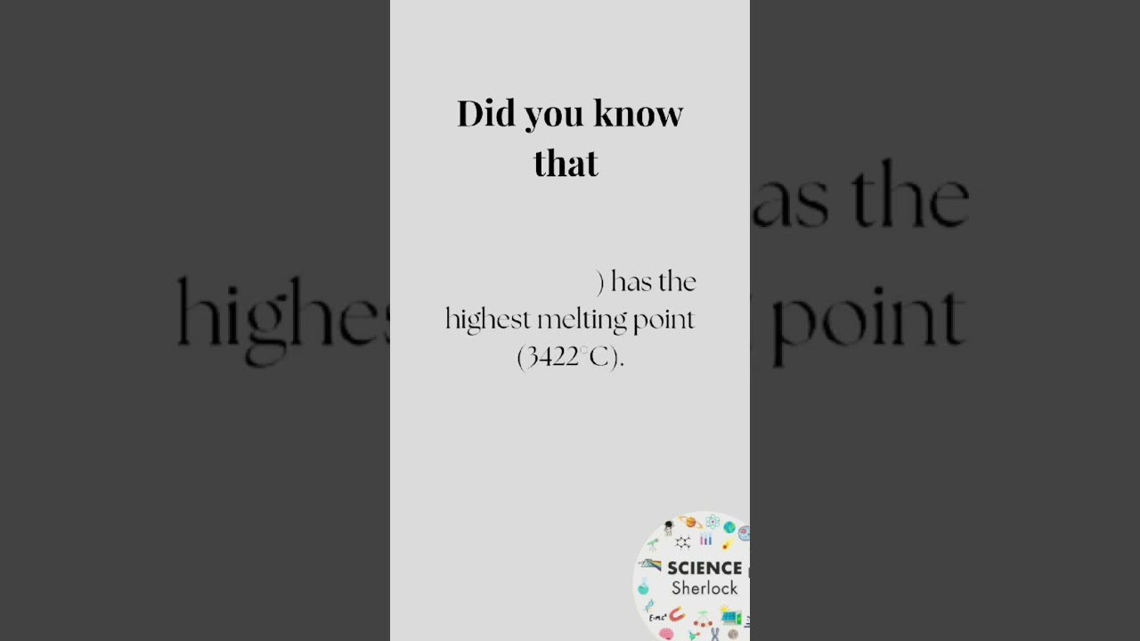 Facts about Elements