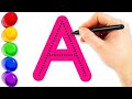 ABCD Alphabet, ABC Song, A to Z, Kids Rhymes, One two three, Learn to count,123,ABC,Learn 2d Shapes