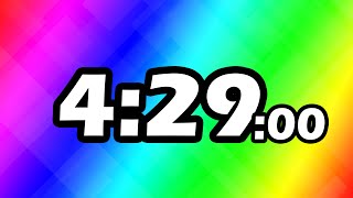 4 Minutes and 29 Second TIMER Countdown