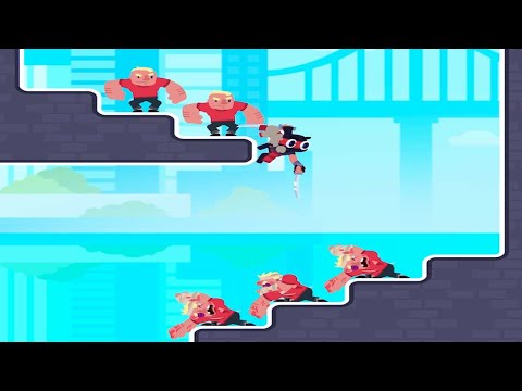 Ninja Cut 2D - All Levels and All Skins Of Heroes 1-15 LVL #Shorts