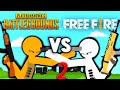 PUBG vs Free Fire - Stickman Animation - Part 2