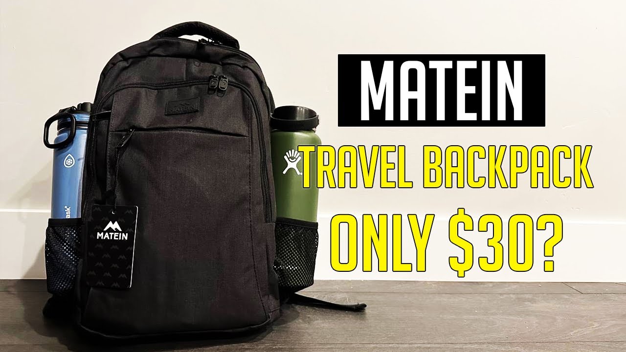 Best Budget Backpack For 30! What Fits Inside a Matein 15.6" Backpack? YouTube