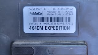 2008 Ford Expedition TCCM 4x4 Control Module Location and Removal