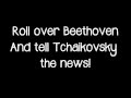 The Beatles - Roll over Beethoven (lyrics on screen)