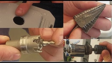 Drilling Holes in Electrical Control Panels