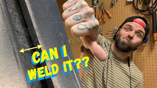 Tig Welding a MASSIVE GAP! (Total Mess)