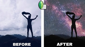 Double exposure effect ; changing the background using snapseed ; how to edit in snapseed