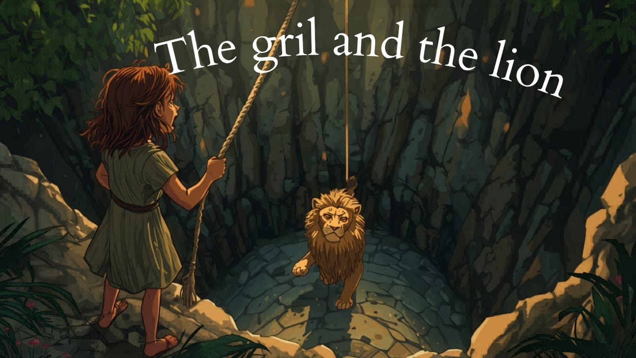 The Brave Girl Who Saved a Lion from a Deep Stone Well Emotional Rescue ...