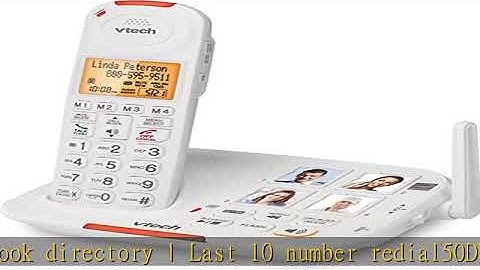 VTech SN5127 Amplified Cordless Senior Phone with Answering Machine, Call Blocking, 90dB Extra-loud