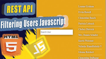 Unlock the Power of API Filtering with JavaScript and Textbox Searching #javascript  #website