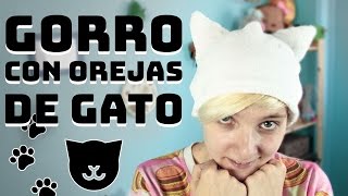 Manualidades con tela: Cómo hacer GORROS DE GATO ヽ(=^･ω･^=)丿