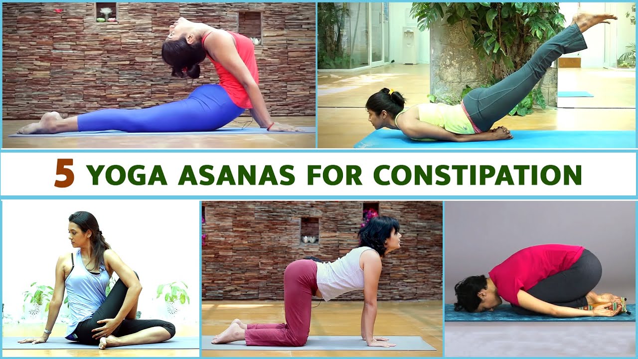 5 Yoga Asanas For Constipation | Yoga For Constipation Relief ...
