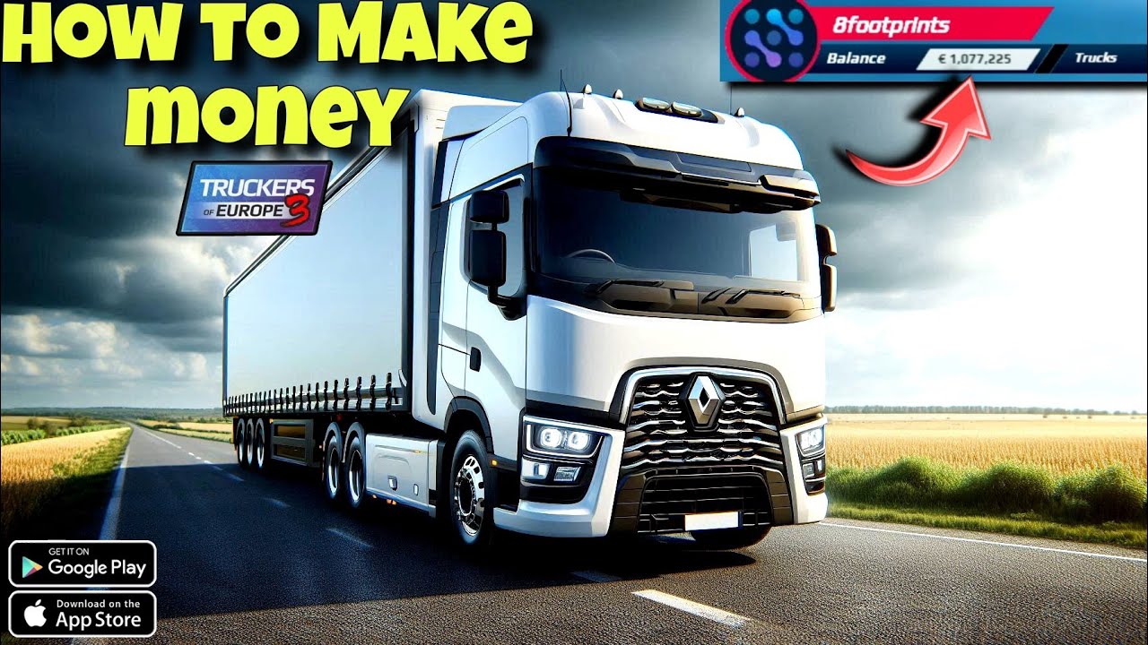 🚛Truckers of Europe 3🚦 7 трюков, чтобы заработать деньги 💰 и легко повысить уровень в игре 💯 ✅